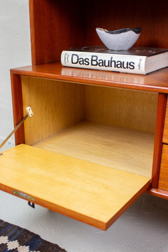 Image 1 of Vintage teak bookcase, highboard, sideboard, Mid Century Danish