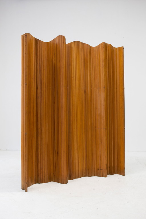 Biombo de madera francés, Jomain Baumann