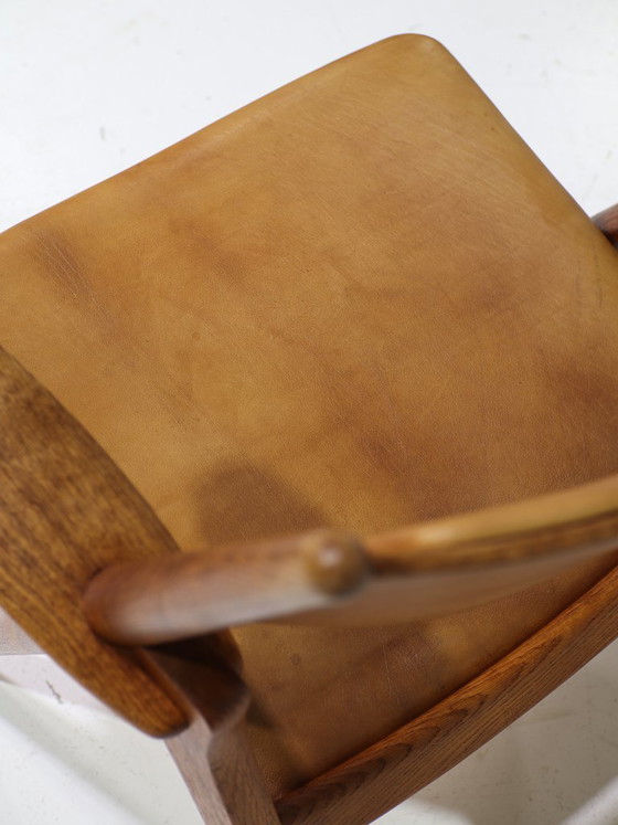 Image 1 of CH28 Sawbuck Sessel, Eiche, Hans J. Wegner, 1950er Jahre, Dänemark