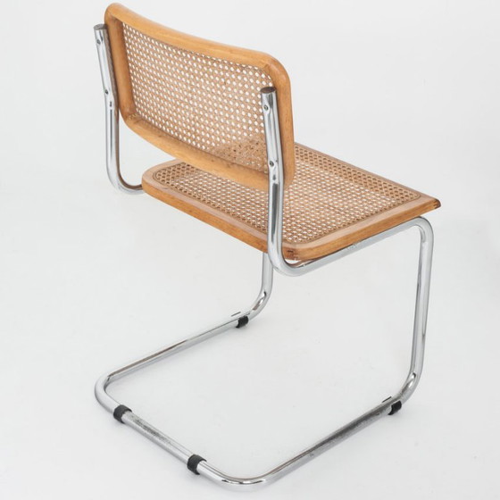 Set di 6 sedie Cesca. Realizzate su disegno di Marcel Breuer. Anni '80. – Sedie da pranzo, Wood, Wicker (photo 12 of 26)