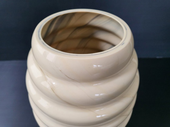 Image 1 of SUPERBO VASO VINTAGE 1970 IN MARMO VETRO DI MURANO (VETRO ARTISTICO MURANO) ANNI '70