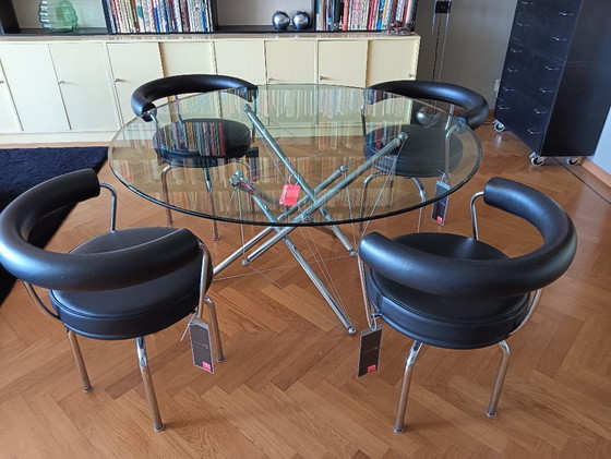 Image 1 of Le Corbusier Cassina dining room set