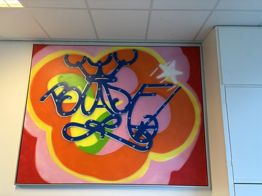 Groot kunstwerk van Blade