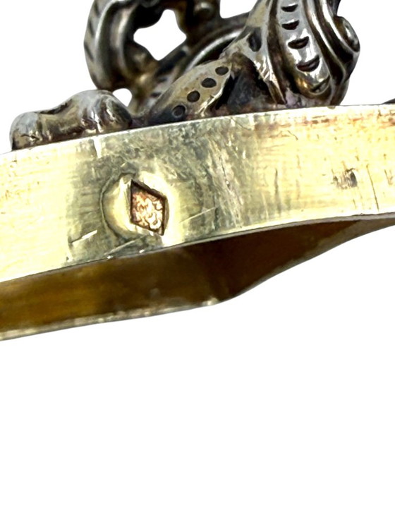 Gun-Shaped Silver Vermeil Snuff Cigarette Box, France, Early 20th Century – Decorative Objects (photo 15 of 17)