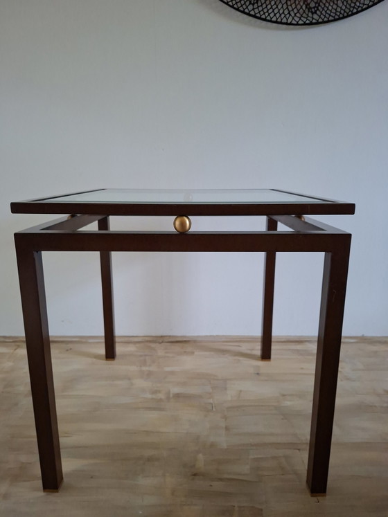2 mesas de centro cuadradas con tablero de cristal – Metal (photo 5 of 6)