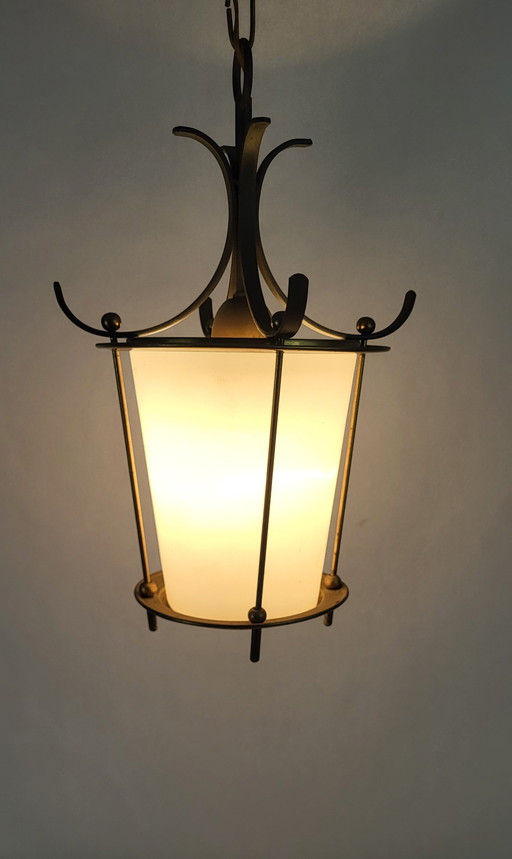 1960's style hanging lamp / lantern