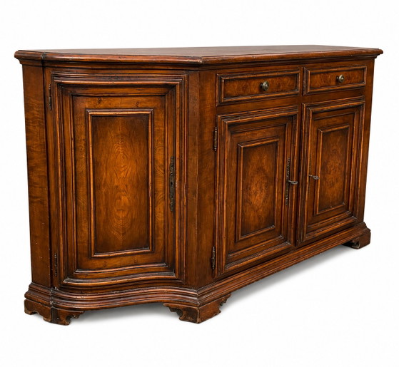 Vintage French Provençal sideboard with 4 doors – High Boards, Wood (photo 5 of 13)