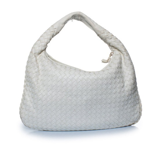 Bottega Veneta, Bolso Hobo Intrecciato en Blanco – Bolsos de hombro, Lambskin (photo 2 of 17)
