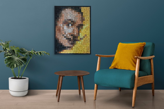 Image 1 of Arte in legno "Ritratto di Dalì"