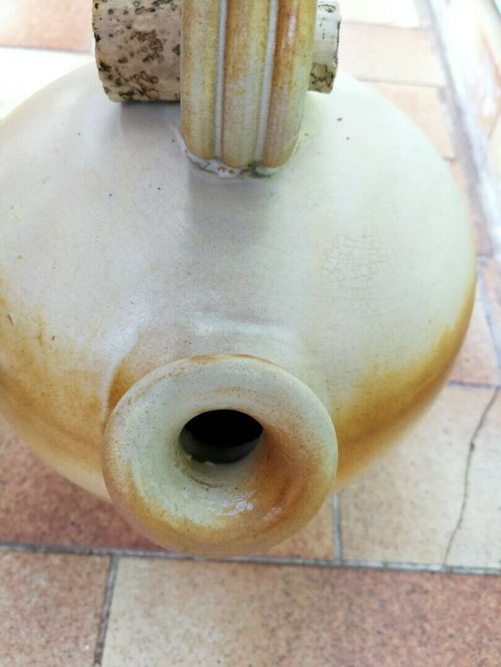 Image 1 of Raro antico vaso in terracotta smaltata del XIX secolo