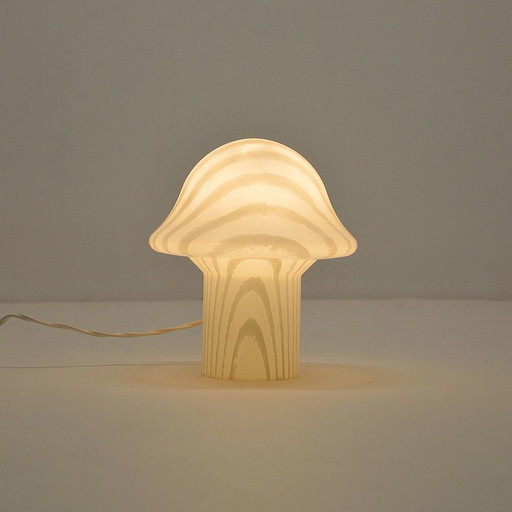 Vintage Peill & Putzler 'zebra' mushroom lamp