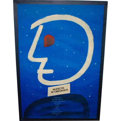 Affiche de film vintage de Jerzy Flijak, 1961