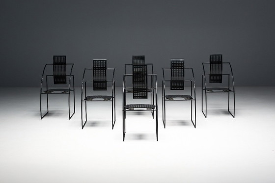 Image 1 of Quinta-Stühle von Mario Botta für Alias, Italien, 1980er Jahre