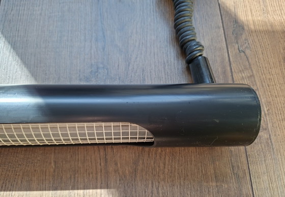 Original Massive Black Tube Lamp from the 70s/80s – Pendant lamps, Metal, Plastic (photo 3 of 7)