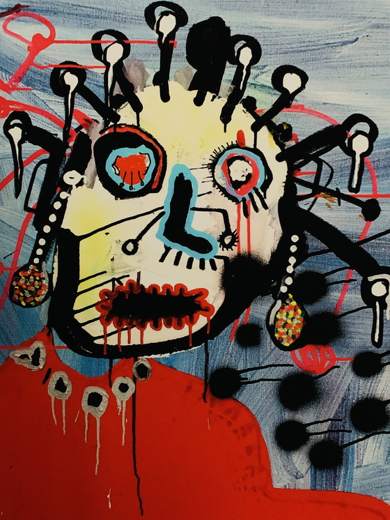 Image 1 of Paul Indrek Kostabi: "Pastando, 2013, Firmado, 45/75”.