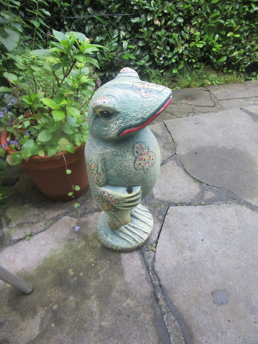 FIGURINE DE GRENOUILLE FAITE MAIN STYLE MODERNE DU MILIEU DU SIÈCLE
