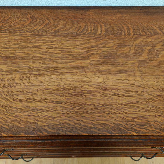 Image 1 of Cassettiera vintage in legno, comò, cassettiera, mobili da bagno