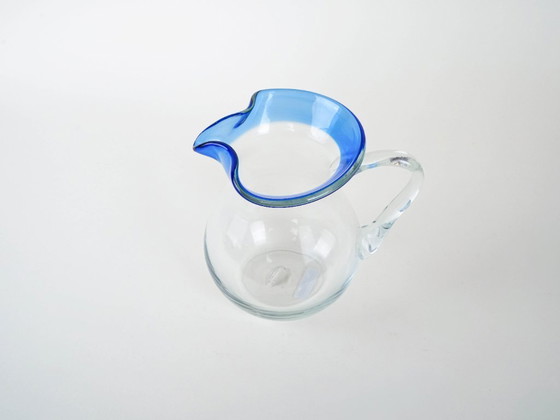 Image 1 of Carafe en verre, design italien, années 1970, fabriquée en Italie