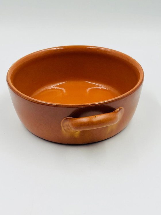 Set of 5 Piral Albisola Terracotta Pieces, Bowls, Ceramic, Other, Brown, Rustic (photo 13 of 14)