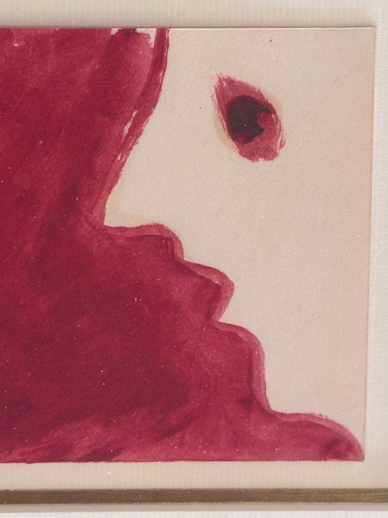 Image 1 of Eugene Brands gouache from 1956