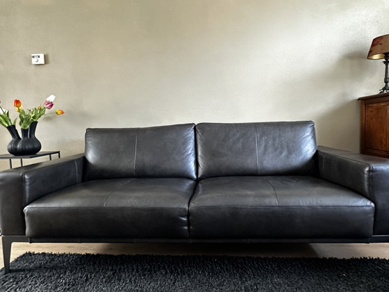 Image 1 of Bert Plantagie 3-Seater Leather Sofa