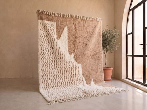 Alfombra grande marroquí Atlas tejida a mano de 300/400 cm. – Alberto Bazzani, vloerkleden en tapijten, Wool