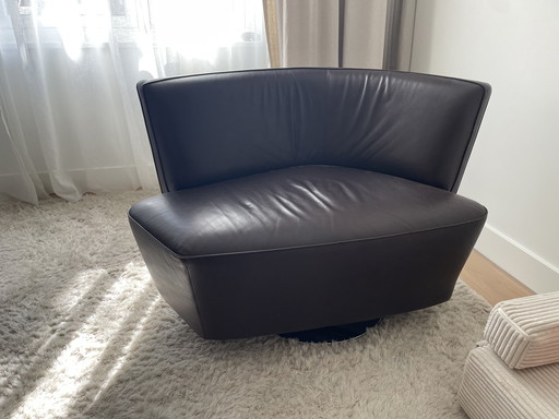Poltrona in pelle Walter Knoll Drift