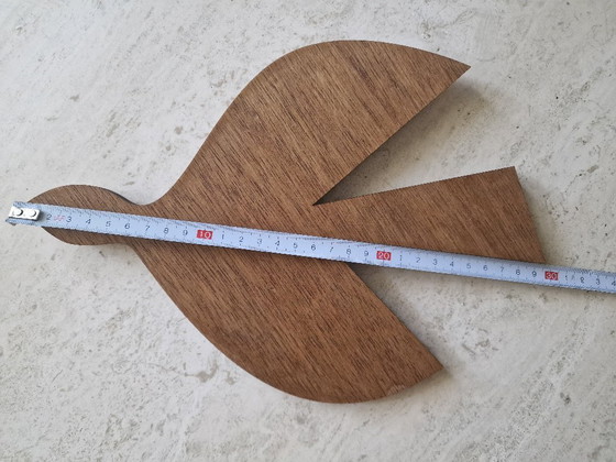 Image 1 of Trio of wooden birds for wall decoration