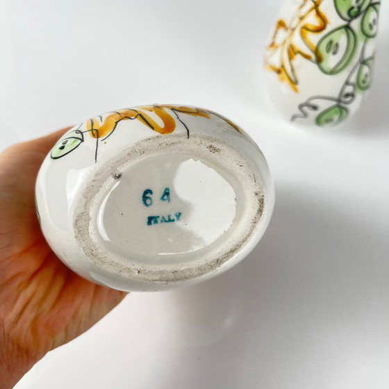 Image 1 of Juego de aceite, vinagre, sal y pimienta - Italia, años 50, MCM