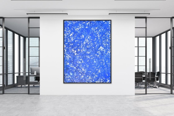 Jürgen Angeler - Blauw minimalisme – Schilderijen & Tekeningen, Canvas (photo 4 of 7)