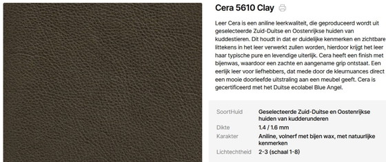 Image 1 of Pouf Cella Lederen de type hollandais Eyye