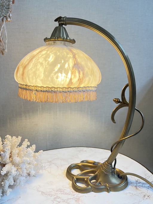 Belle lampe de table Art Nouveau en