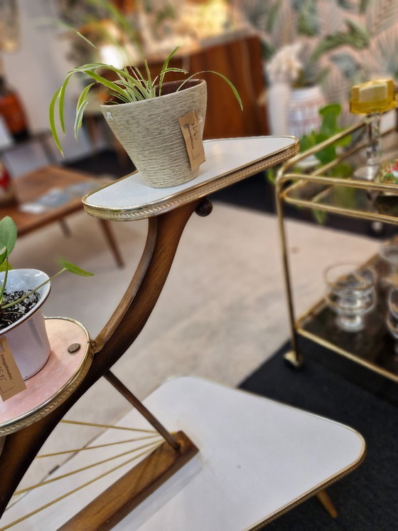 Image 1 of Vintage Plant Stand 50s/60s Pastel