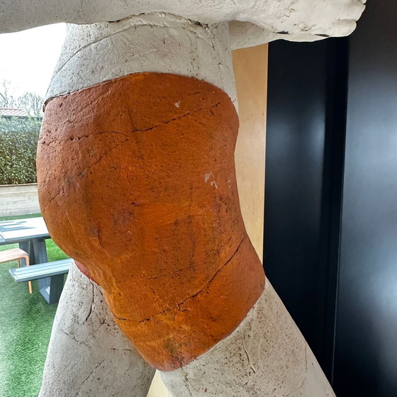 Image 1 of Mehr als die große, einzigartige Keramikskulptur von Sjer Jacobs (217 cm)