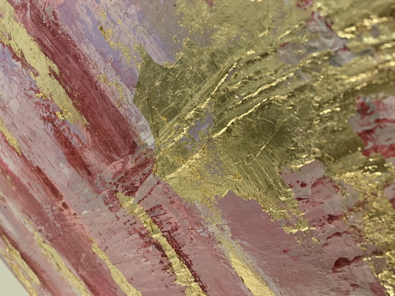 Image 1 of Acrylic painting "Golden Horizon"