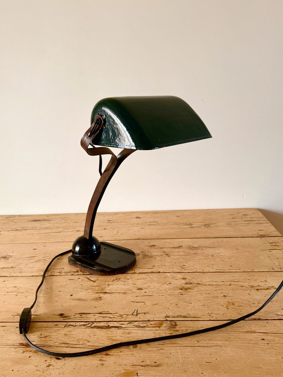 Image 1 of Lampada da scrivania industriale Schaco di metà secolo in stile Bauhaus