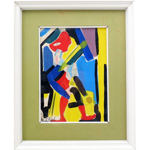 Vintage-Gemälde von Aldo Gentilini, 1970