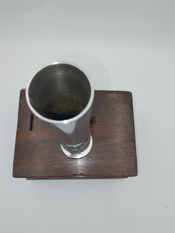 Image 1 of 1 x BMF-Vase aus Edelstahl, 26 cm hoch