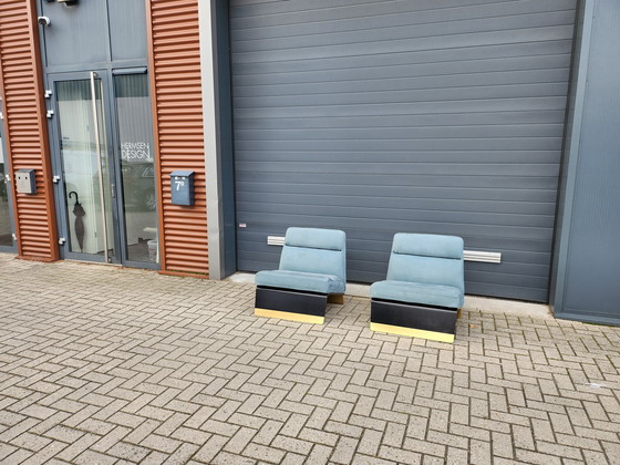 Image 1 of Baxter - Sedia Greta in pelle Kashmir - set da 2
