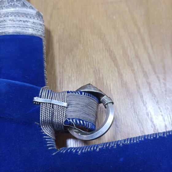 Image 1 of Authentic Artisan Silver Dagger – Handcrafted Masterpiece, 777g