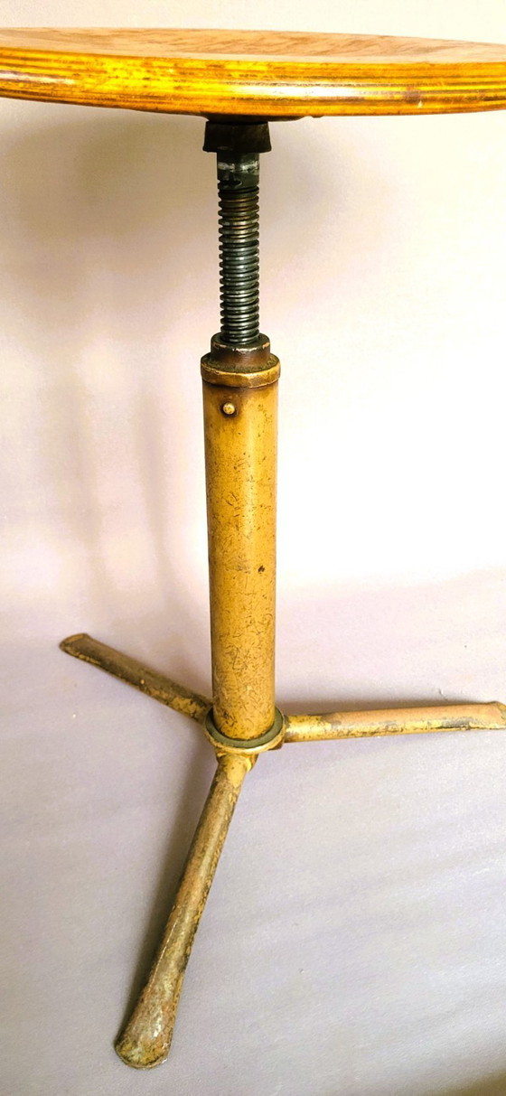 Image 1 of Sgabello da officina anni '50/'60