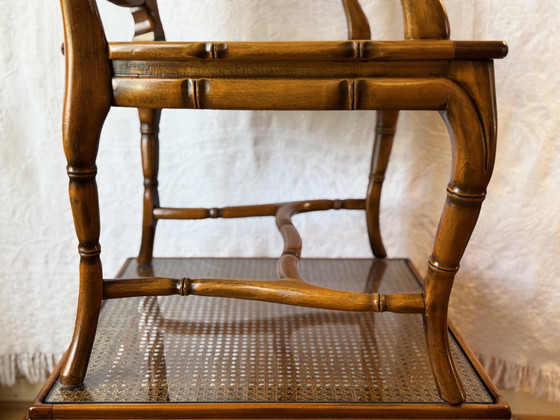 Image 1 of Giorgetti, Chinees Chippendale Faux Bamboo, +/- 1960