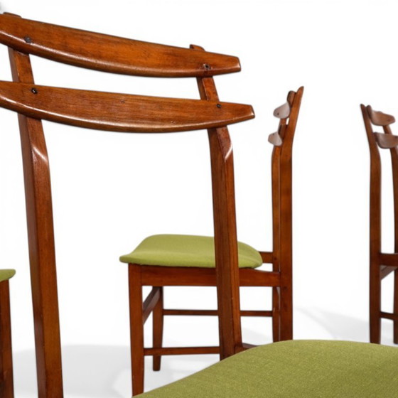 Image 1 of Ensemble de 6 chaises de salle à manger par Amma Torino, 1960