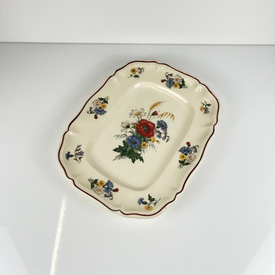 Large rectangular platter "Agreste" Sarreguemines, early 20th century. – Crockery, Ceramic (photo 4 of 9)