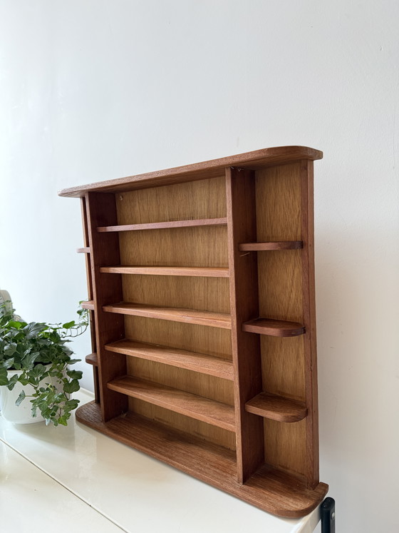 Image 1 of Houten vintage letterbak/wandrek