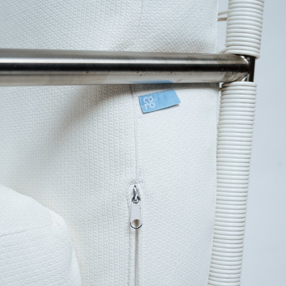 Image 1 of 2x Corso Nest Tuin Fauteuils Witte Stoelen, Italy