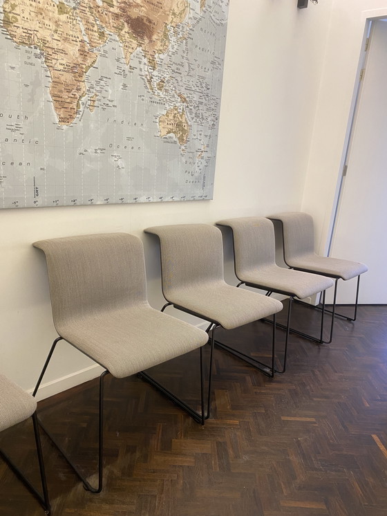 Image 1 of Set of 8 Bulo "TAB" chairs by Alain Berteau