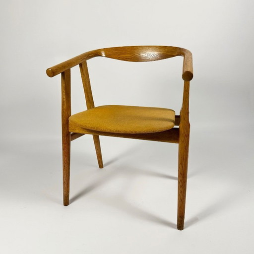 Sedia vintage GE525 di Hans Wegner per Getama