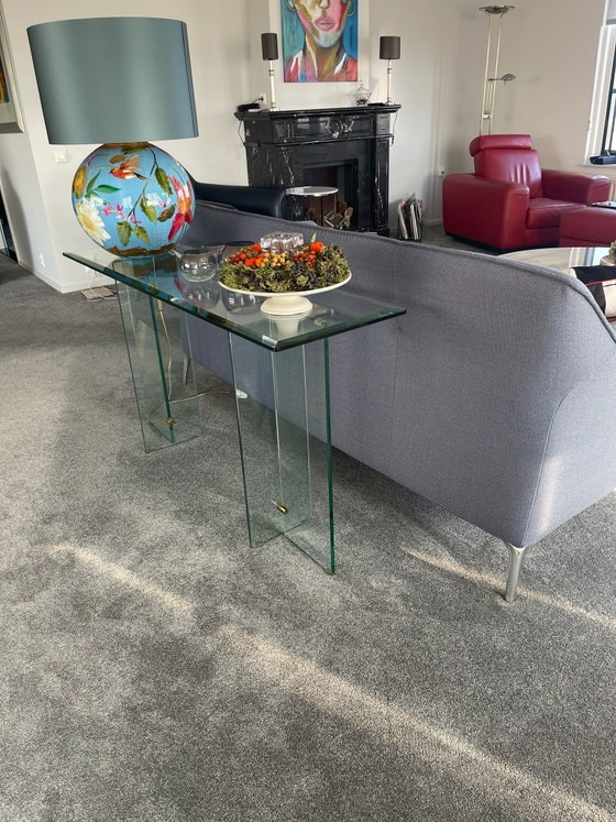 Beautiful sofa for sale due to circumstances, Leolux, 3-5 seaters, Other, Metal, Blue (photo 3 of 5)