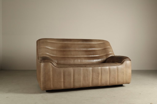 Sofá de dos plazas De Sede DS-84, Suiza, década de 1970